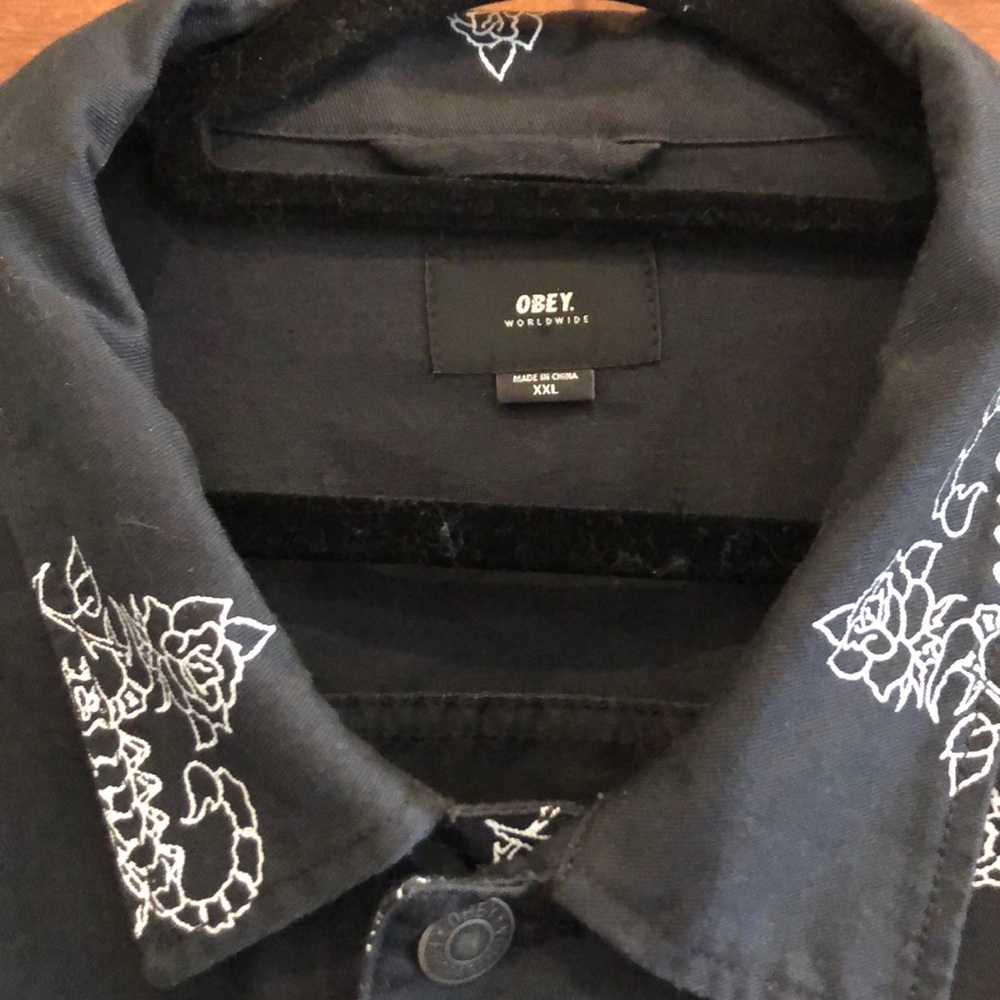 OBEY jean jacket - Picture 3 of 5